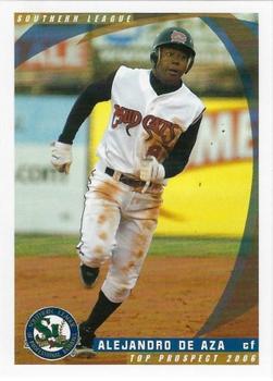 2006 Grandstand Southern League Top Prospects #NNO Alejandro de Aza Front