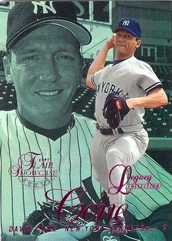 1997 Flair Showcase - Masterpiece Legacy Collection Row 2 (Style) #63 David Cone Front