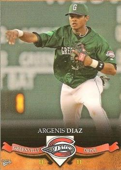 2007 MultiAd Greenville Drive #9 Argenis Diaz Front