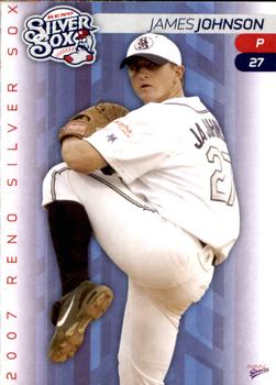 2007 MultiAd Reno Silver Sox #10 James Johnson Front