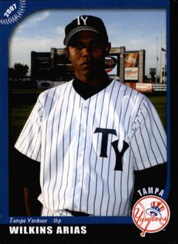 2007 Grandstand Tampa Yankees #NNO Wilkins Arias Front