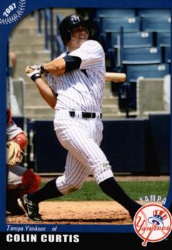 2007 Grandstand Tampa Yankees #NNO Colin Curtis Front