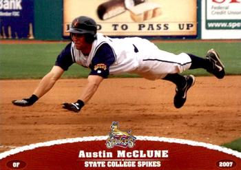 2007 Grandstand State College Spikes #17 Austin McClune Front
