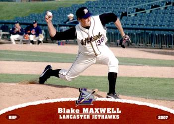 2007 Grandstand Lancaster JetHawks #NNO Blake Maxwell Front