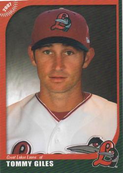 2007 Grandstand Great Lakes Loons #NNO Tommy Giles Front