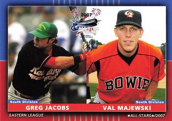 2007 Grandstand Eastern League All-Stars #NNO Greg Jacobs / Val Majewski Front