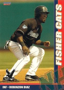 2007 Choice New Hampshire Fisher Cats #05 Robinzon Diaz Front