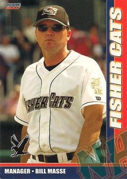 2007 Choice New Hampshire Fisher Cats #01 Bill Masse Front