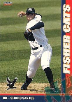2007 Choice New Hampshire Fisher Cats #21 Sergio Santos Front