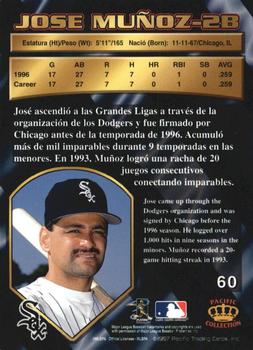 1997 Pacific Crown Collection - Silver #60 Jose Munoz Back