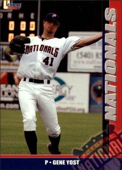 2007 Choice Potomac Nationals #28 Gene Yost Front