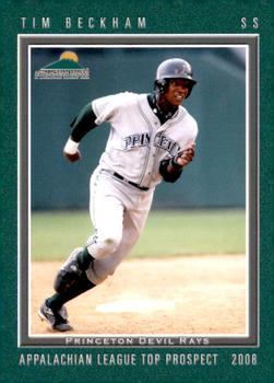 2008 Grandstand Appalachian League Top Prospects #NNO Tim Beckham Front