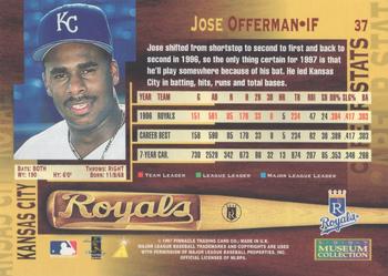 1997 Pinnacle - Museum Collection #37 Jose Offerman Back