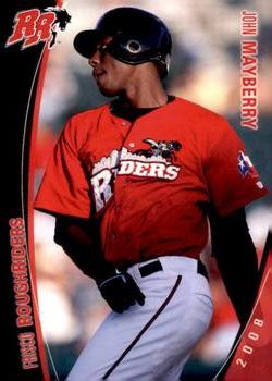 2008 Grandstand Frisco RoughRiders #NNO John Mayberry Jr. Front