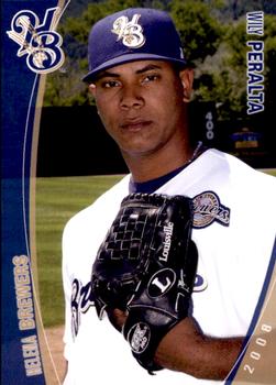 2008 Grandstand Helena Brewers #NNO Wily Peralta Front