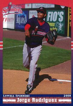 2008 Grandstand Lowell Spinners Update #NNO Jorge Rodriguez Front