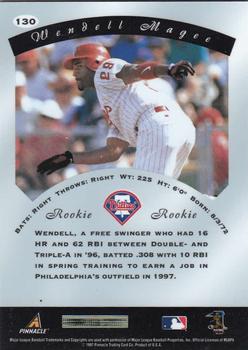 1997 Pinnacle Certified - Certified Red #130 Wendell Magee Back