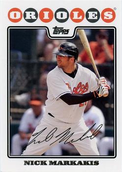 2008 Topps Baltimore Orioles #BAL1 Nick Markakis Front