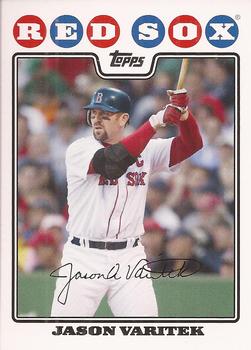 2008 Topps Boston Red Sox #BOS4 Jason Varitek Front