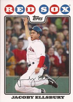2008 Topps Boston Red Sox #BOS6 Jacoby Ellsbury Front