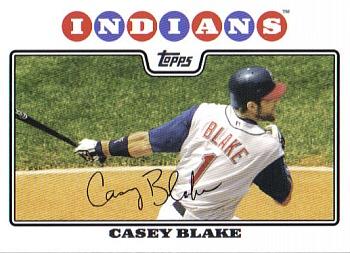 2008 Topps Cleveland Indians #CLE5 Casey Blake Front