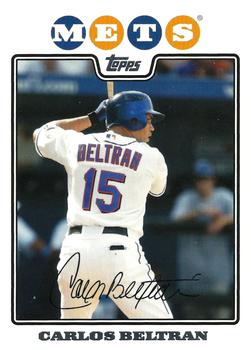 2008 Topps New York Mets #NYM3 Carlos Beltran Front