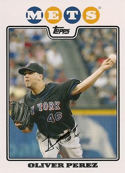 2008 Topps New York Mets #NYM5 Oliver Perez Front
