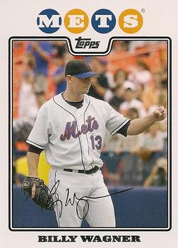 2008 Topps New York Mets #NYM9 Billy Wagner Front