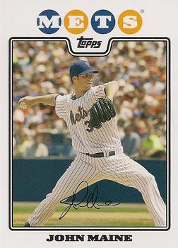 2008 Topps New York Mets #NYM14 John Maine Front