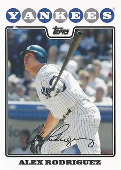 2008 Topps New York Yankees #NYY1 Alex Rodriguez Front