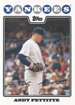 2008 Topps New York Yankees #NYY4 Andy Pettitte Front