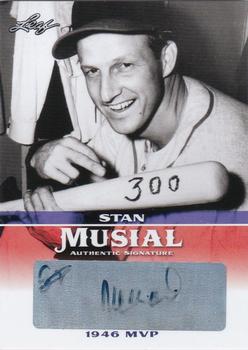 2015 Leaf Heroes of Baseball - Stan Musial Milestones Autographs #MA-SM5 Stan Musial Front