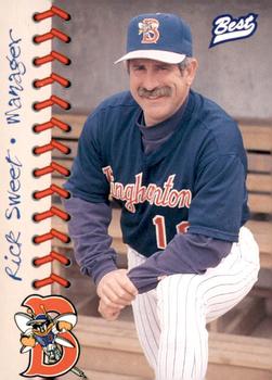 1997 Best Binghamton Mets #1 Rick Sweet Front