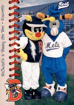 1997 Best Binghamton Mets #32 Ballwinkle / Buddy the Bee Front