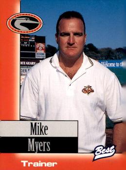 1997 Best Delmarva Shorebirds #22 Mike Myers Front