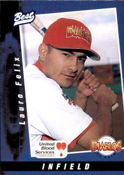 1997 Best El Paso Diablos #3 Lauro Felix Front