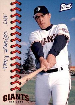 1997 Best San Jose Giants #24 Tony Zuniga Front