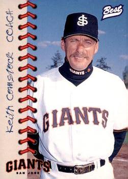 1997 Best San Jose Giants #27 Keith Comstock Front
