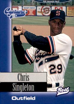 1997 Best Shreveport Captains #24 Chris Singleton Front