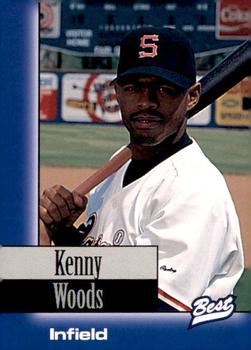 1997 Best Shreveport Captains #27 Kenny Woods Front