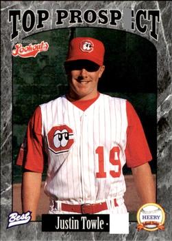 1997 Best Southern League Top Prospects #8 Justin Towle Front