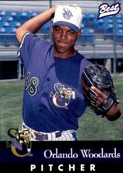 1997 Best St. Catharines Stompers #29 Orlando Woodards Front