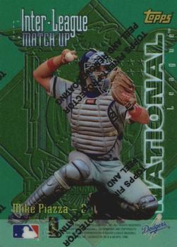 1997 Topps - Inter-League Match-Up Finest Refractor #ILM2 Mike Piazza / Tim Salmon  Front