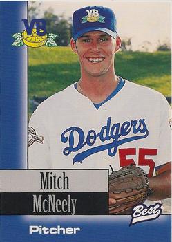 1997 Best Vero Beach Dodgers #17 Mitch McNeely Front
