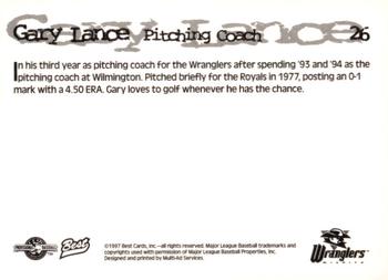 1997 Best Wichita Wranglers #26 Gary Lance Back