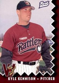 1997 Best Wisconsin Timber Rattlers #16 Kyle Kennison Front