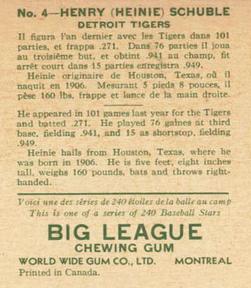 1933 World Wide Gum (V353) #4 Henry 