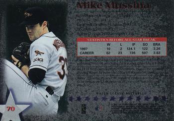 1997 Topps Stars - Always Mint #70 Mike Mussina Back