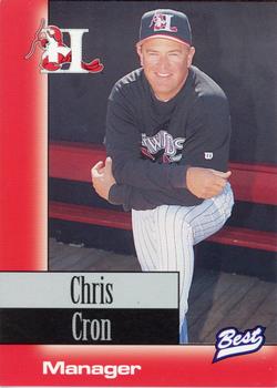 1997 Best Hickory Crawdads Red #1 Chris Cron Front