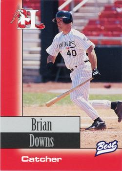 1997 Best Hickory Crawdads Red #11 Brian Downs Front